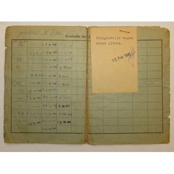 Scheda di registrazione al membro del NSDAP e le formazioni. Espenlaub militaria